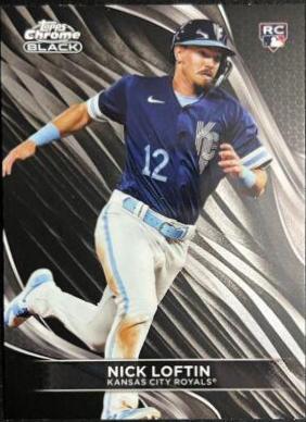 Nick Loftin #28 Baseball Cards 2024 Topps Chrome Black
