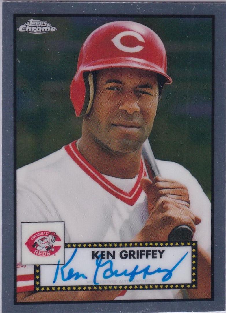 Ken Griffey #PA-KGS 2021 Topps Chrome Platinum Anniversary Baseball Autographs