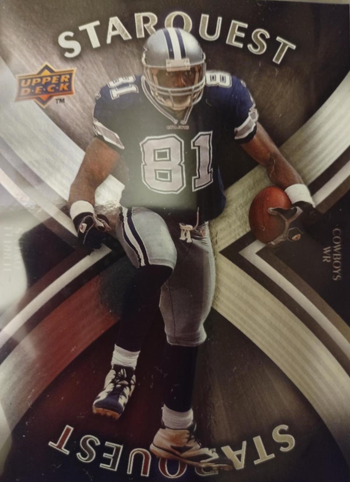 Terrell Owens #SQ28 Football Cards 2008 Upper Deck Starquest