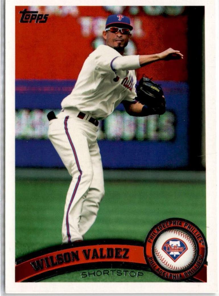 Wilson Valdez #PHI11 Baseball Cards 2011 Topps Philadelphia Phillies