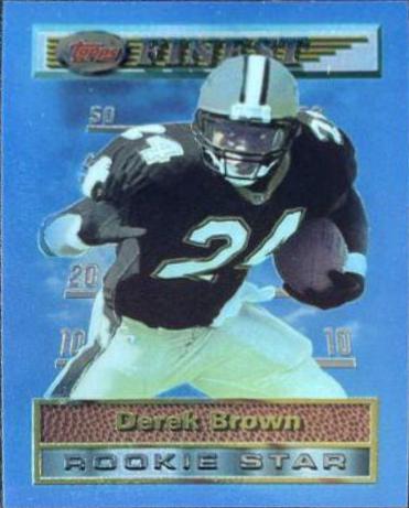 Derek Brown #47 Football Cards 1994 Topps Finest
