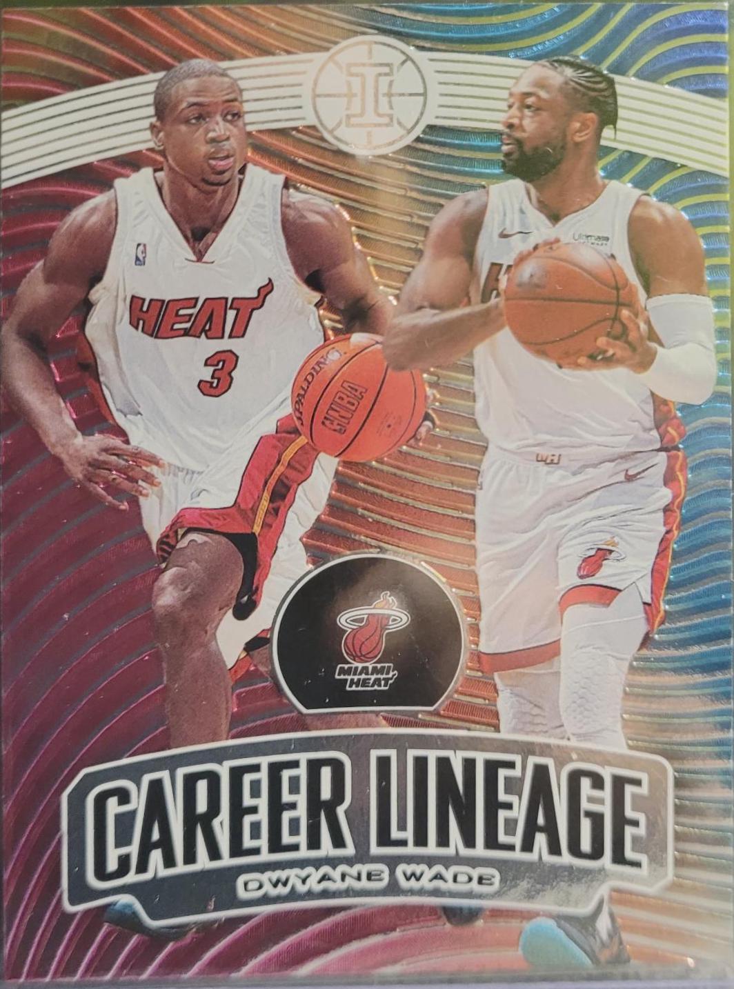 Dwyane Wade #10 Basketball Cards 2019 Panini Illusions Career Lineage