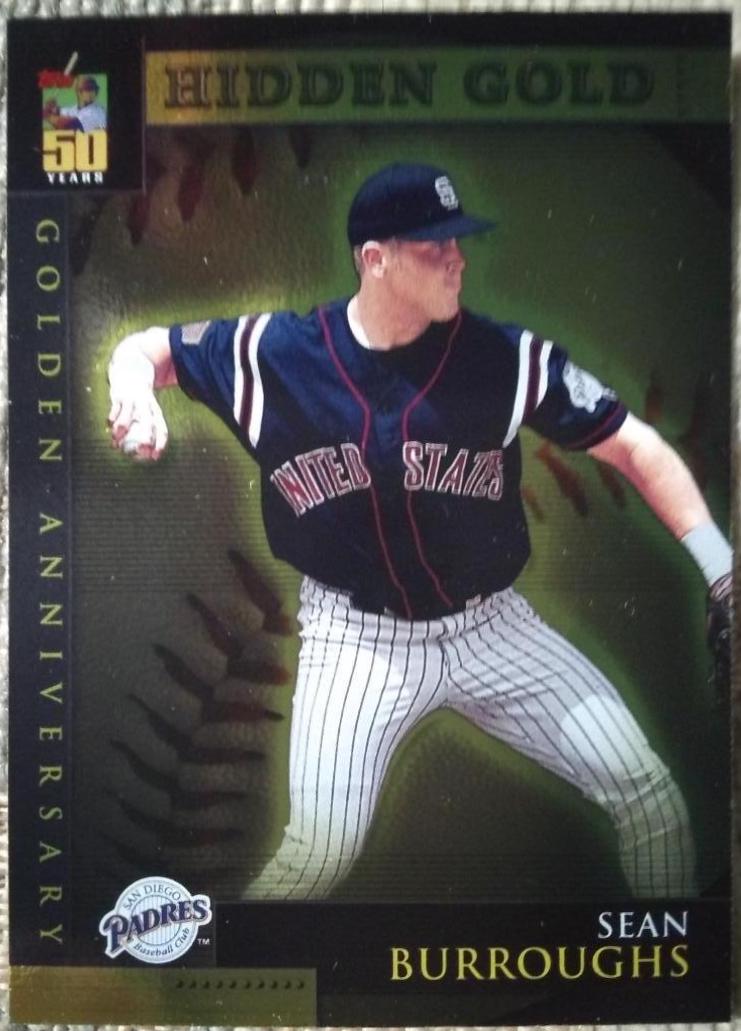 Sean Burroughs #GA36 Baseball Cards 2001 Topps Golden Anniversary