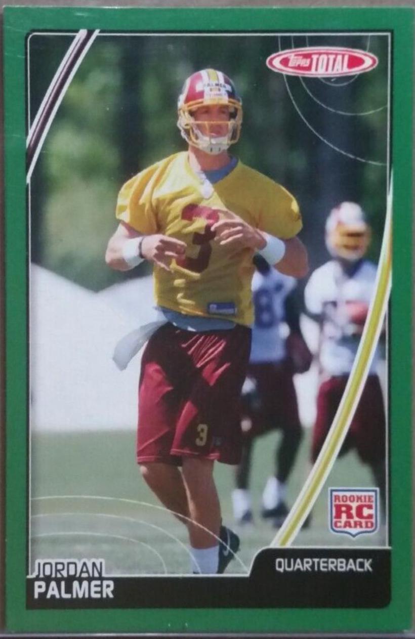 Jordan Palmer #448 Football Cards 2007 Topps Total