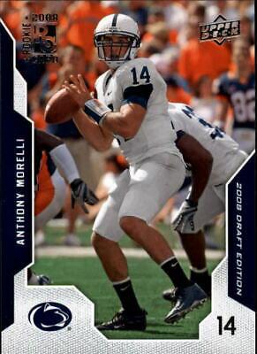 Anthony Morelli #1 Football Cards 2008 Upper Deck Draft Edition