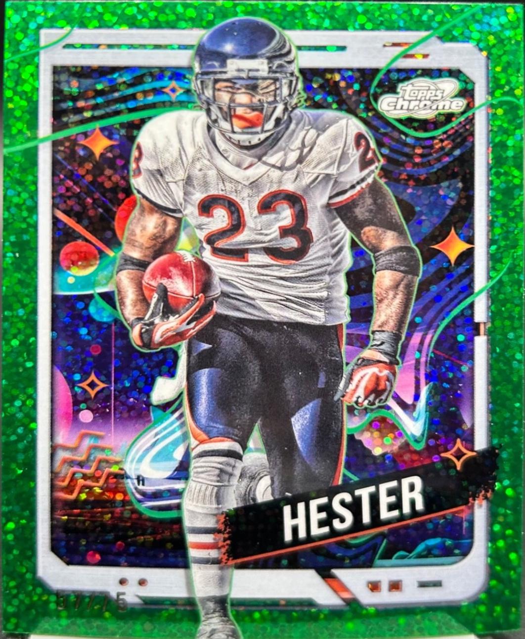 Devin Hester #14 Football Cards 2024 Topps Cosmic Chrome