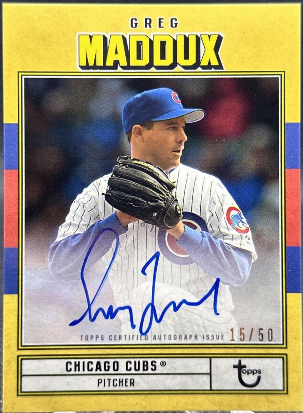 Greg Maddux [Gold] #AC-GM