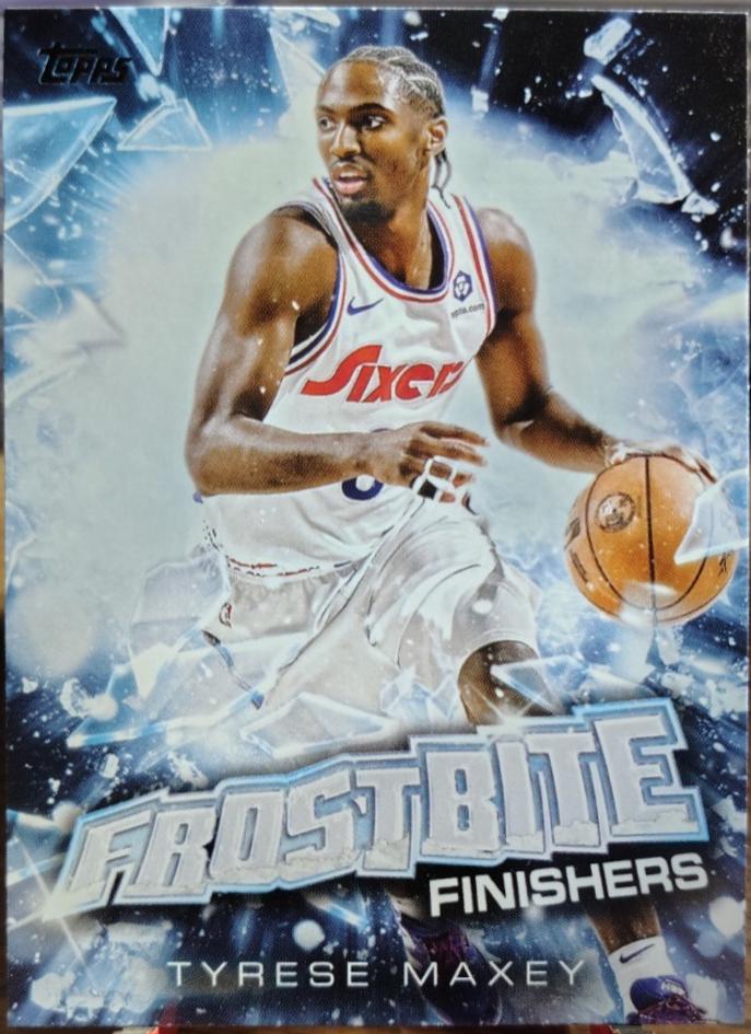 Tyrese Maxey #FF-TM Prices | 2025 Topps Holiday Frostbite