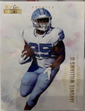 JAVONTE WILLIAMS #MBC-8 2021 Wild Card Matte Football