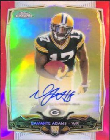 Davante Adams [Facing Forward Autograph Pink Refractor] #114