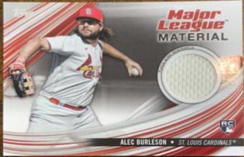 Alec Burleson #MLM-AB Baseball Cards 2023 Topps Update Major League Material
