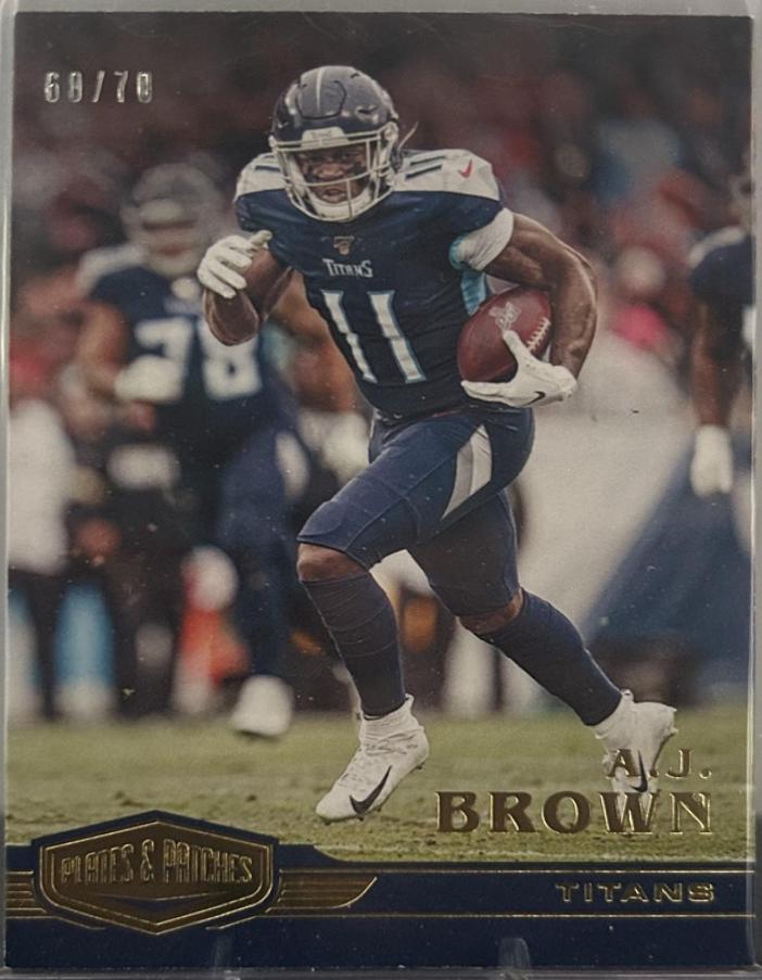 A.J. Brown #83 2020 Panini Plates & Patches Football
