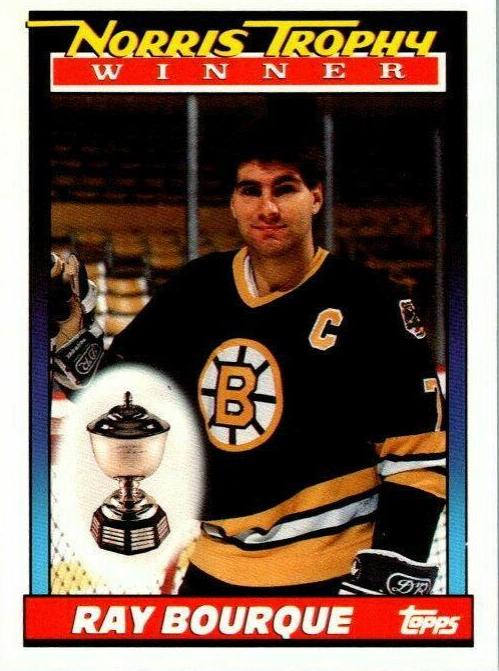 Ray Bourque #517 Hockey Cards 1991 Topps