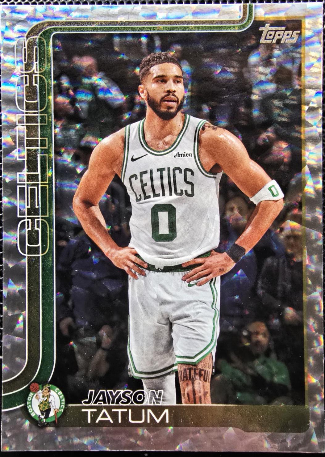 2025 Topps Jayson Tatum [Crackleboard] #1 card