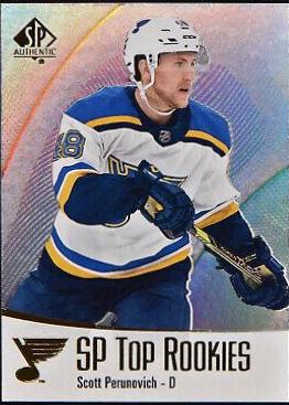 Scott Perunovich #TR-45 2021-22 SP Authentic Hockey Top Rookies