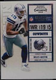 Miles Austin #26 Football Cards 2010 Playoff Contenders
