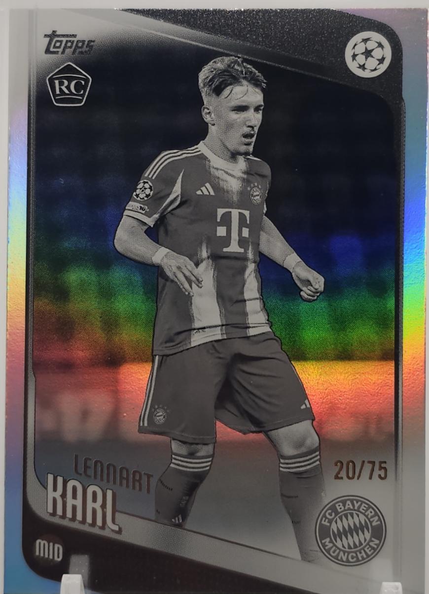 Lennart KARL レナート・カール Topps Chrome Bowman 1st Refractor RC 