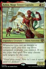 Aziza, Mage Tower Captain [Foil] #174