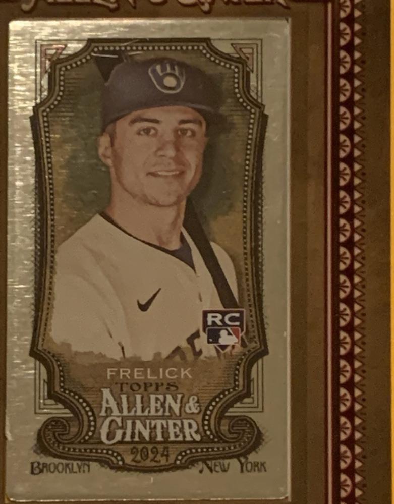 Sal Frelick #98 2024 Topps Allen & Ginter Metal Mini Baseball