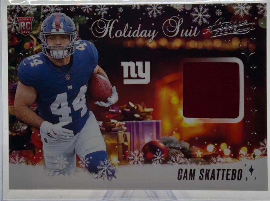 Cam Skattebo #HS-CSO Prices | 2025 Panini Absolute Holiday Suit