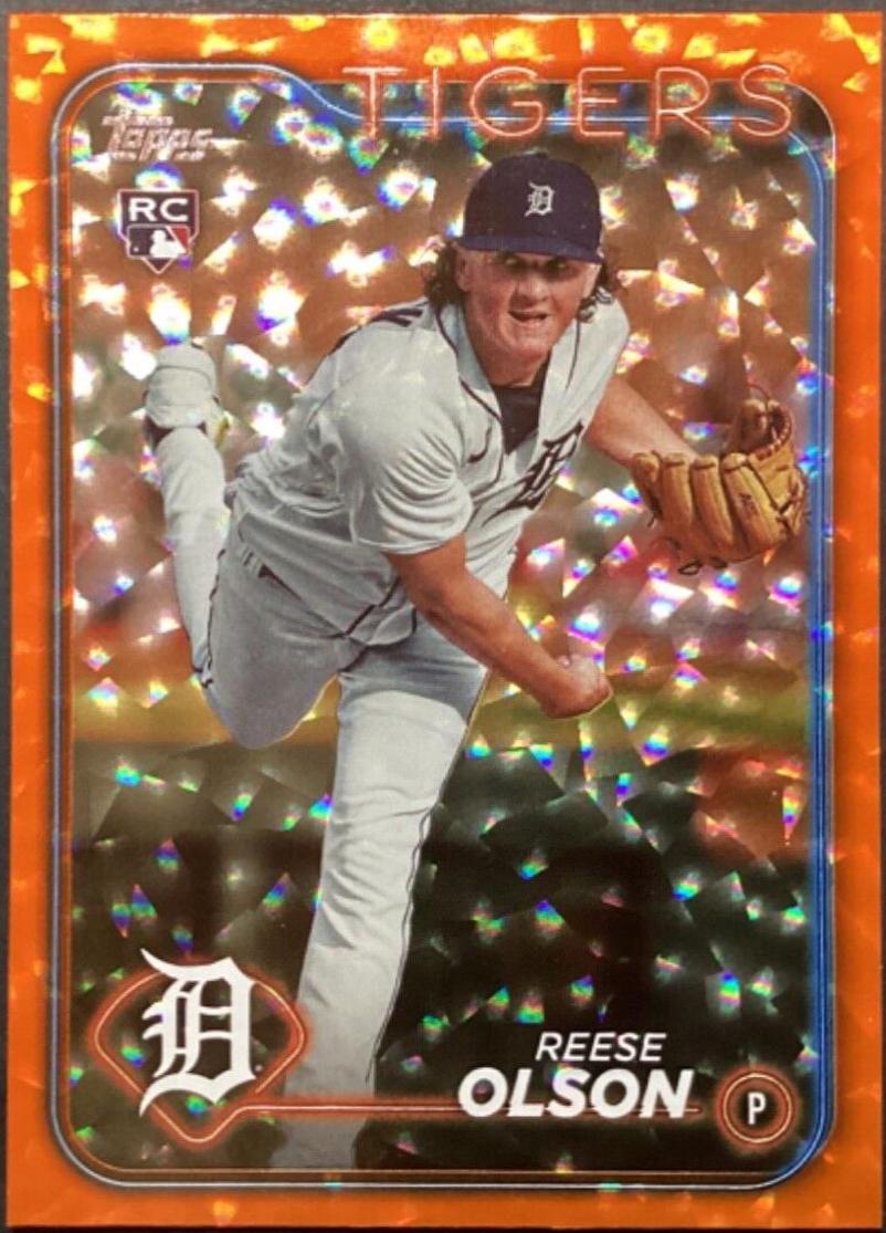 Reese Olson [Orange Crackle Foil] condition prices