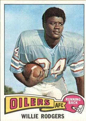 Willie Rodgers #166 Football Cards 1975 Topps