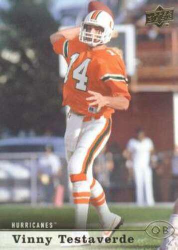 Vinny Testaverde #1 Football Cards 2013 Upper Deck