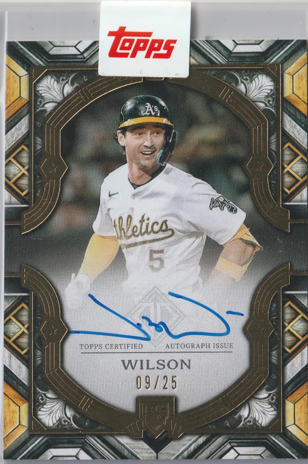 Jacob Wilson #TCRSA-WIL 2025 Topps Transcendent Rookie Showcase Autograph Baseball