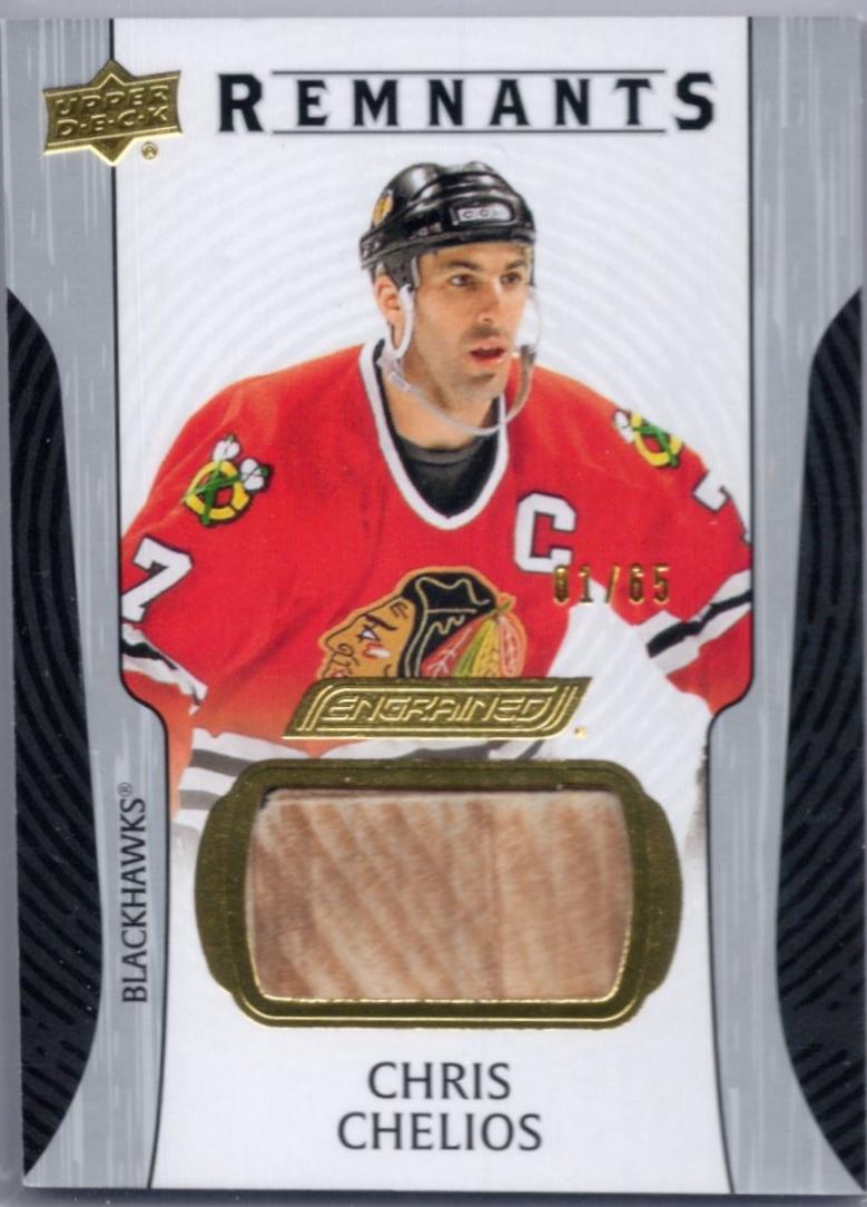 Chris Chelios #R-CC 2024-25 Upper Deck Engrained Icons Hockey Remnants