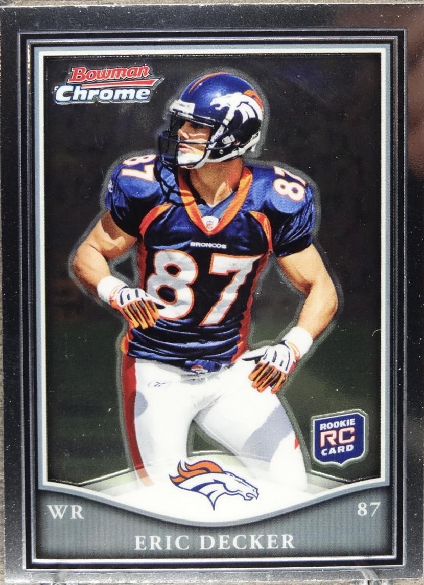Eric Decker #BCR21 2010 Bowman Chrome Rookie Preview Football