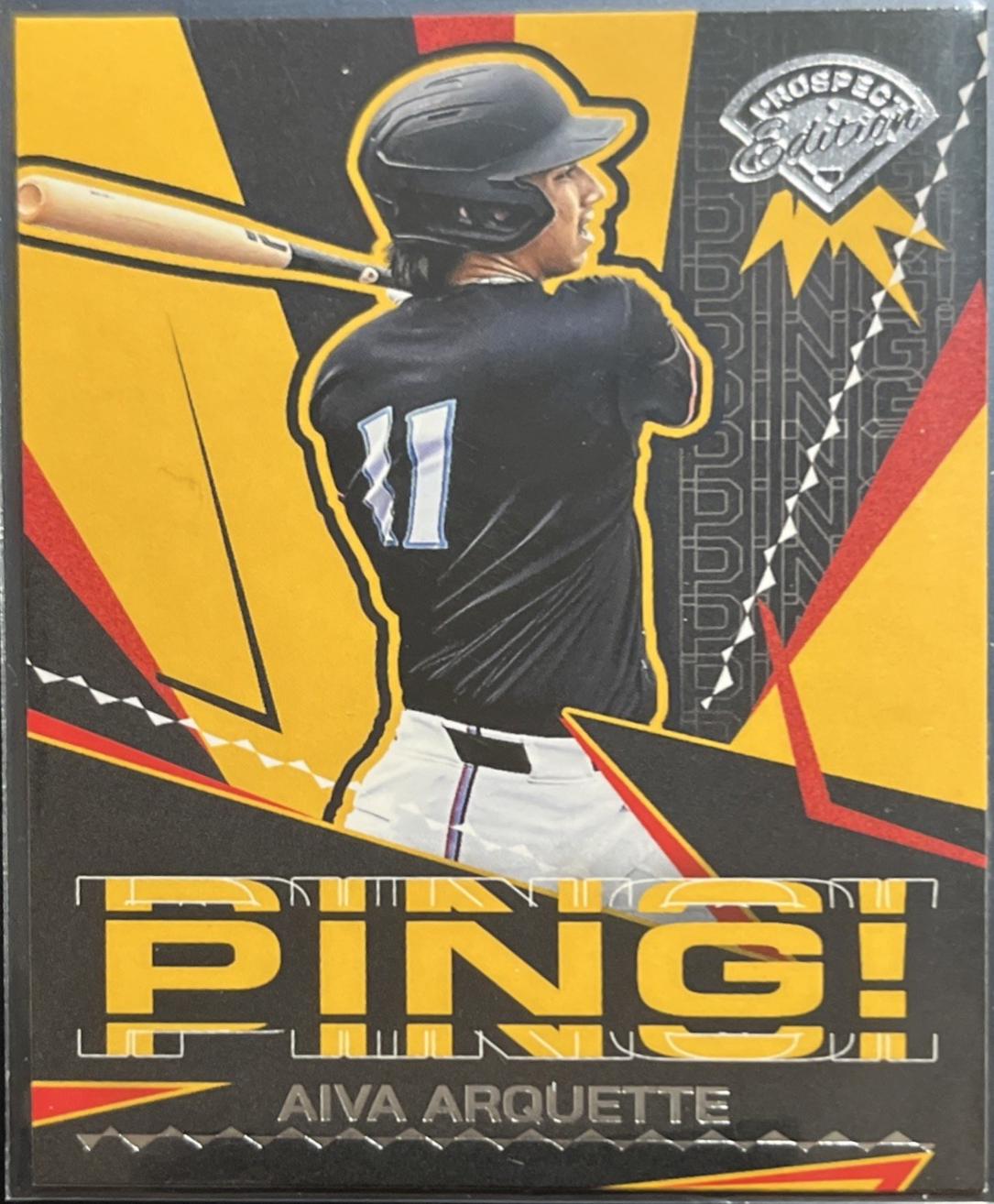 Aiva Arquette #12 2025 Panini Prospect Edition Baseball Ping!