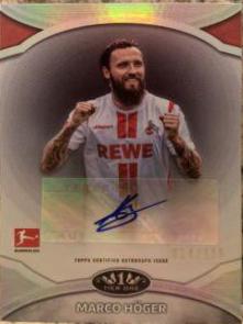 Marco Hoger #PP-MH Soccer Cards 2021 Topps Tier One Bundesliga Prime Performers Autographs