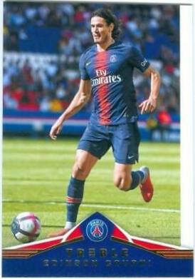 Edinson Cavani #7 Soccer Cards 2018 Panini Treble