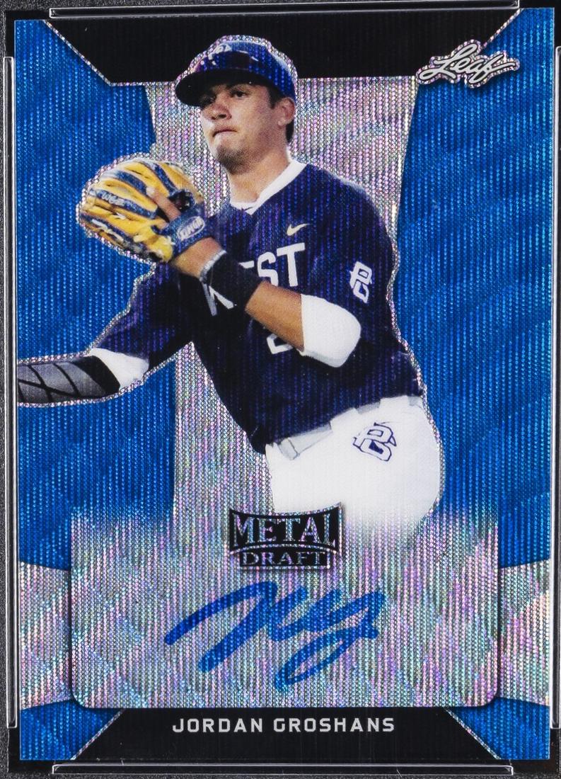 Jordan Groshans [Blue Wave] #BA-JG2