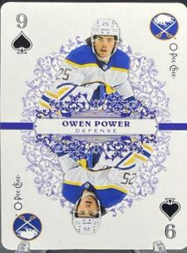 Owen Power #9 Hockey Cards 2022 O Pee Chee Playing Cards