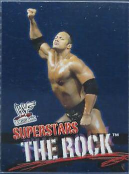 The Rock #1 Wrestling Cards 2001 Fleer WWF Wrestlemania