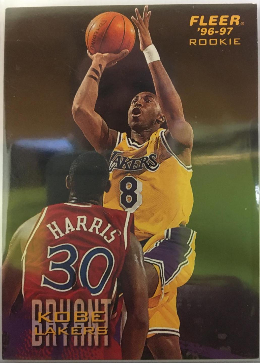 Kobe Bryant #17 Basketball Cards 1996 Fleer Sprite Australian