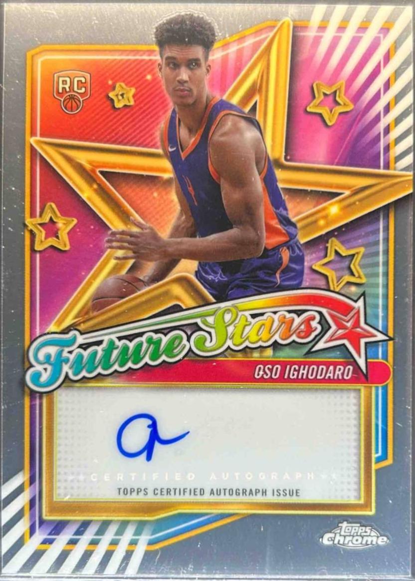 Oso Ighodaro #FSA-OI Prices | 2024 Topps Chrome Future Stars