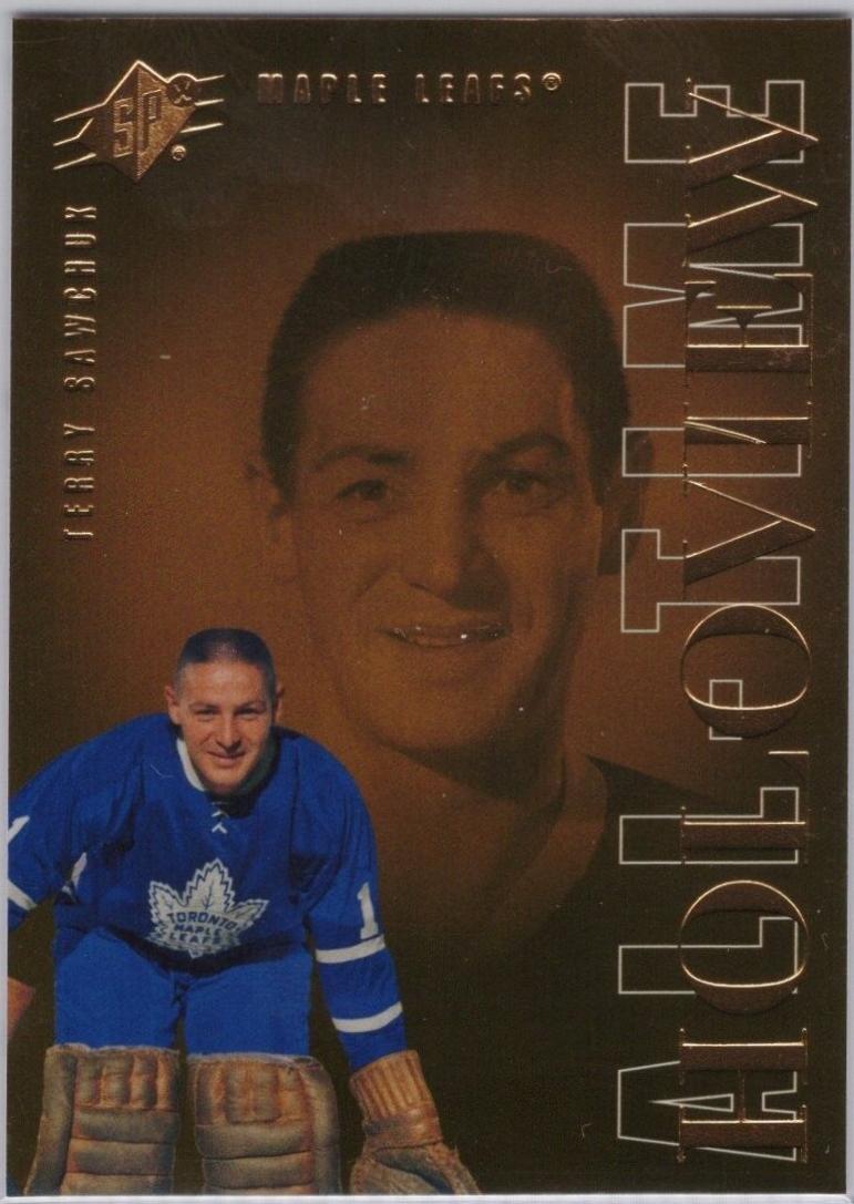 Terry Sawchuk #ATG-TS Hockey Cards 2024 SPx All-Time Holoview