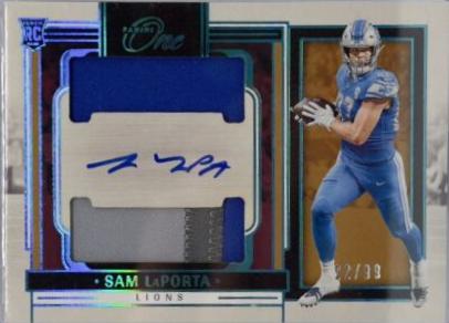 Sam LaPorta [Blue Dual Patch Autograph] #39