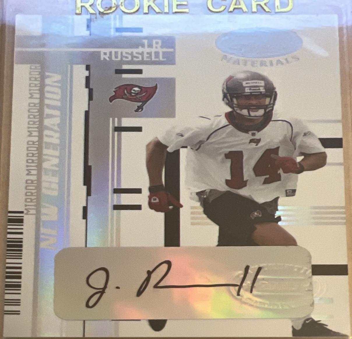 J.R. Russell [Mirror White Autograph] #196