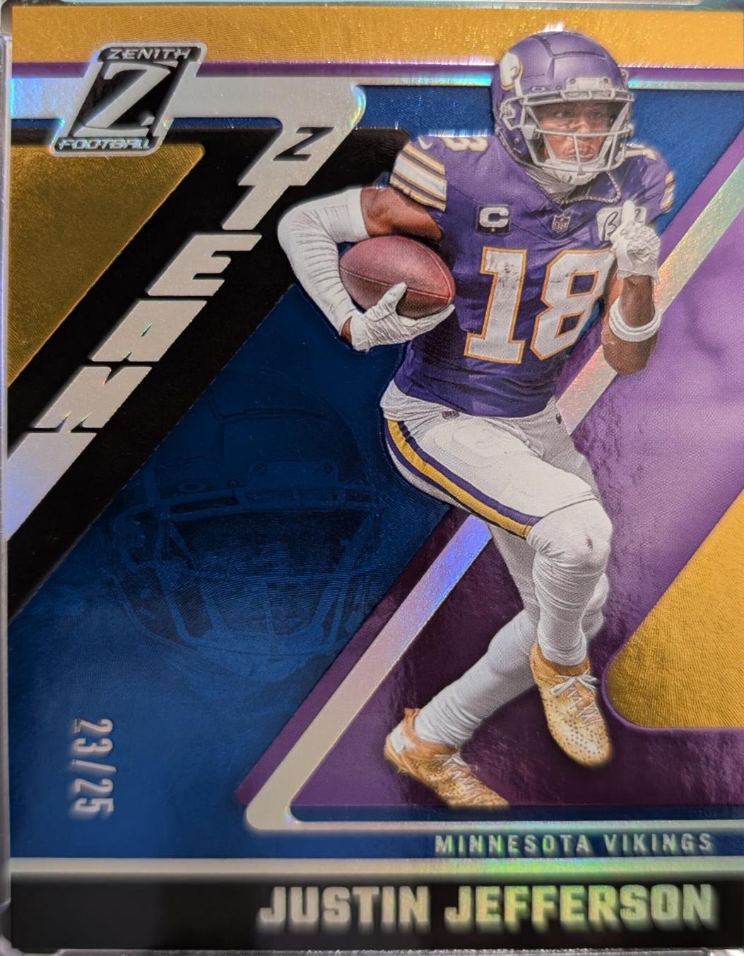 Justin Jefferson [Blue] #23 Prices | 2024 Panini Zenith Z-Team