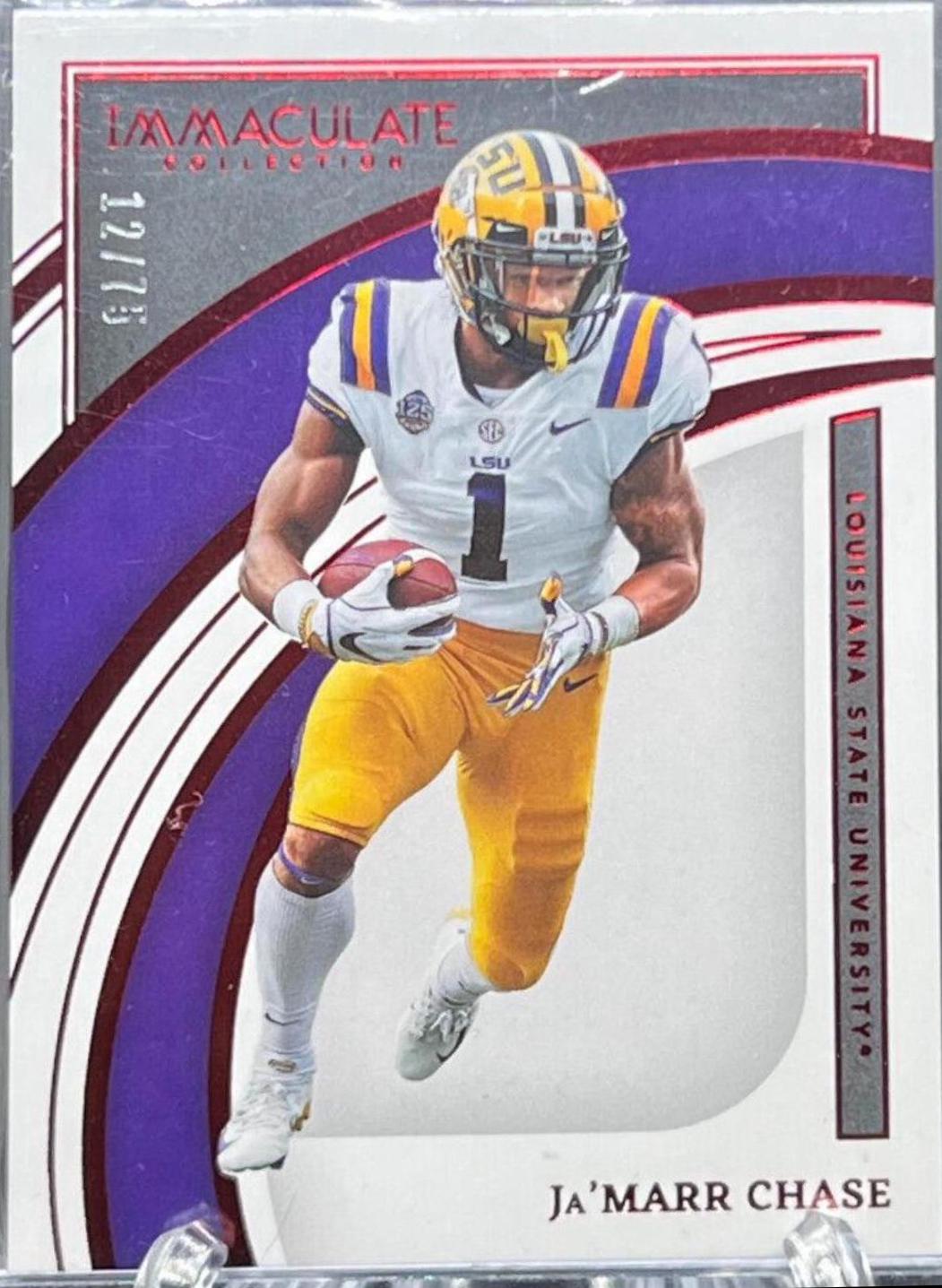 Ja'Marr Chase [Ruby] #23 Prices | 2022 Panini Immaculate