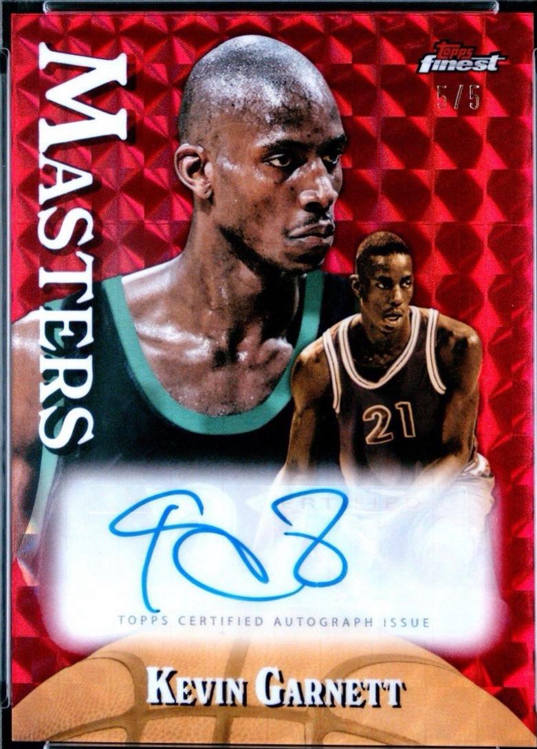 Kevin Garnett [Red Geometric Refractor] #MA-KG