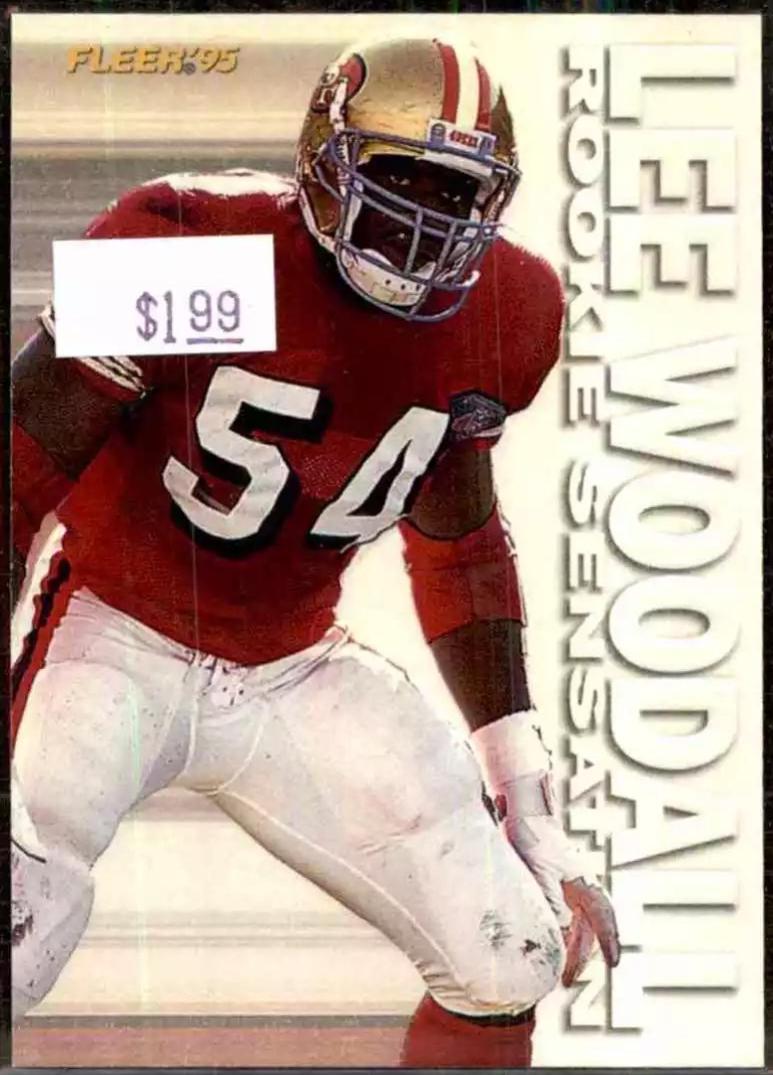 Lee Woodall #19 Football Cards 1995 Fleer