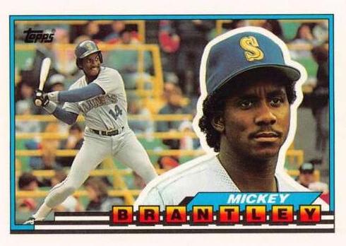 Mickey Brantley #38 Baseball Cards 1989 Topps Big