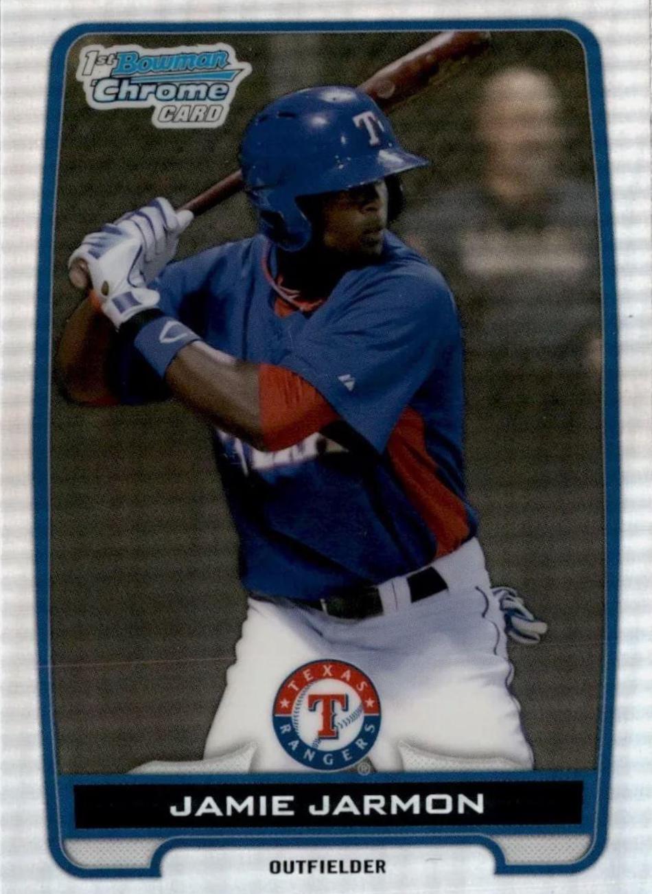 Jamie Jarmon #BDPP45 2012 Bowman Chrome Draft Picks & Prospects Baseball