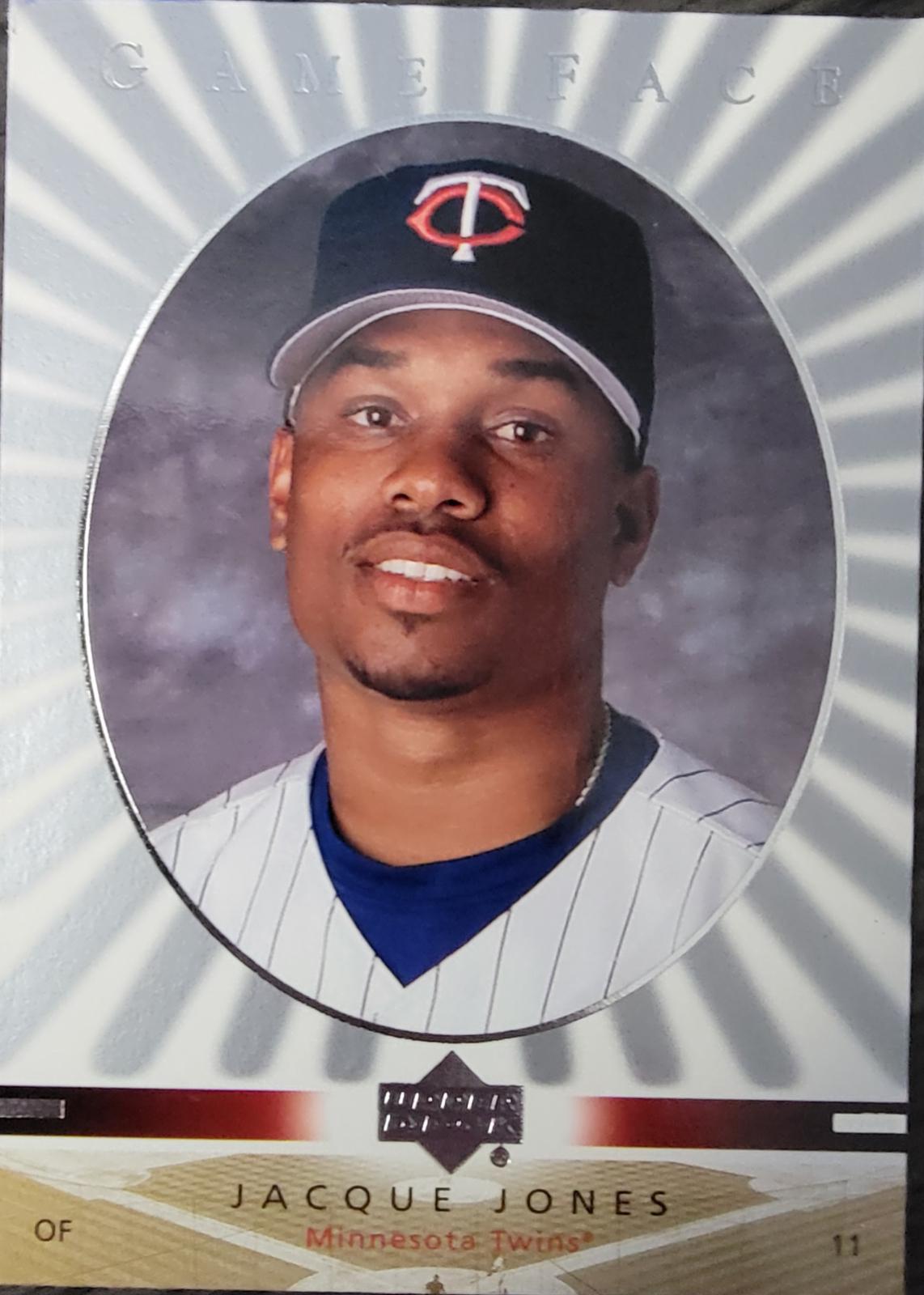 Jacque Jones #61 Baseball Cards 2003 Upper Deck Game Face