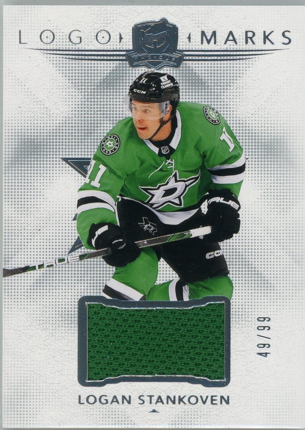 Logan Stankoven #LM-LS 2024 Upper Deck The Cup Logomarks Jersey Hockey