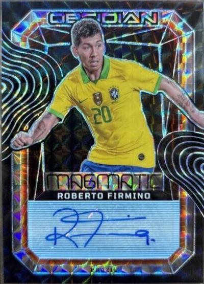 Roberto Firmino #MS-RFO 2024 Panini Obsidian Magmatic Signature Soccer